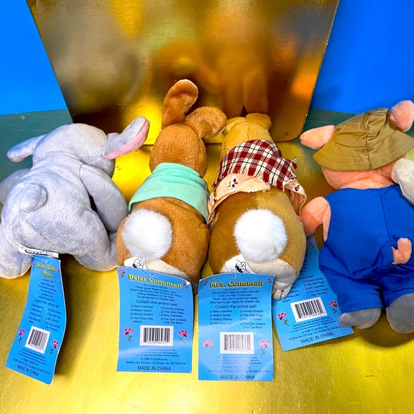 PETER RABBIT 1998 NWT PETER COTTONTAIL’S FAIRYTALE FRIENDS CVS PLUSH STUFFINS - Picture 9 of 16